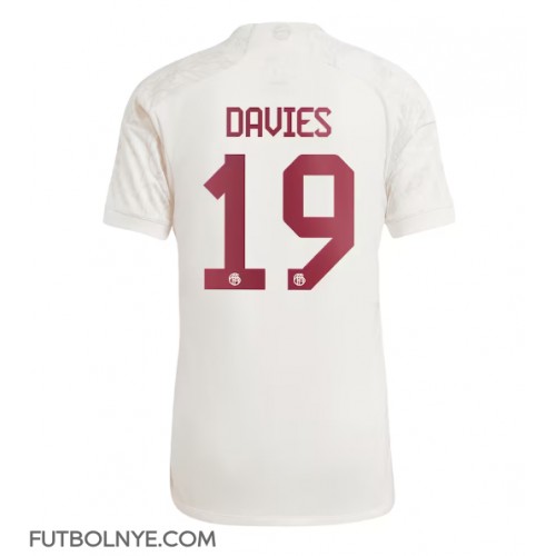 Camiseta Bayern Munich Alphonso Davies #19 Tercera Equipación 2023-24 manga corta